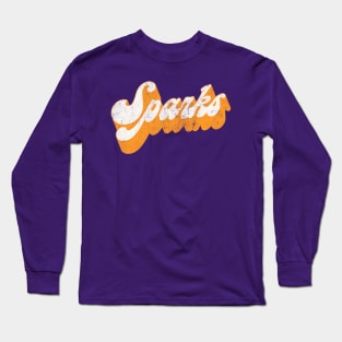 Sparks - Vintage Style Retro Aesthetic Design Long Sleeve T-Shirt